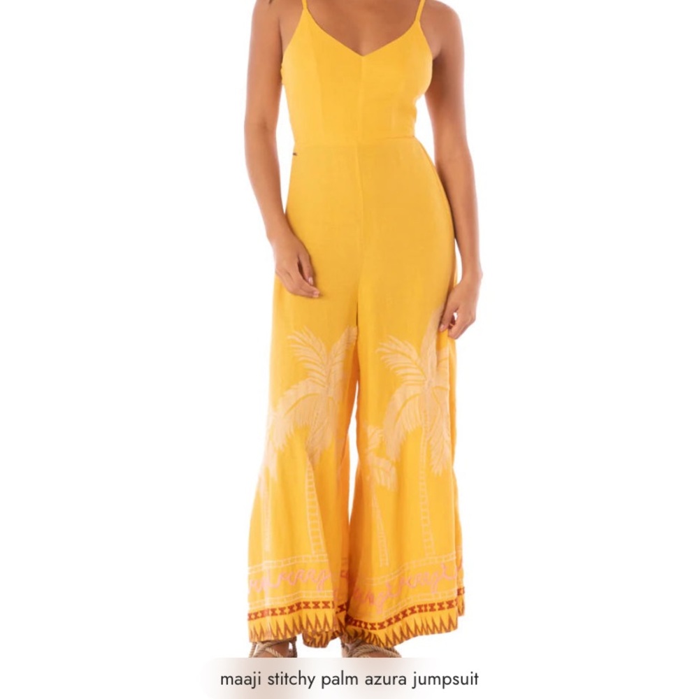 NWT!! Maaji Stitchy Palm Azura Jumpsuit